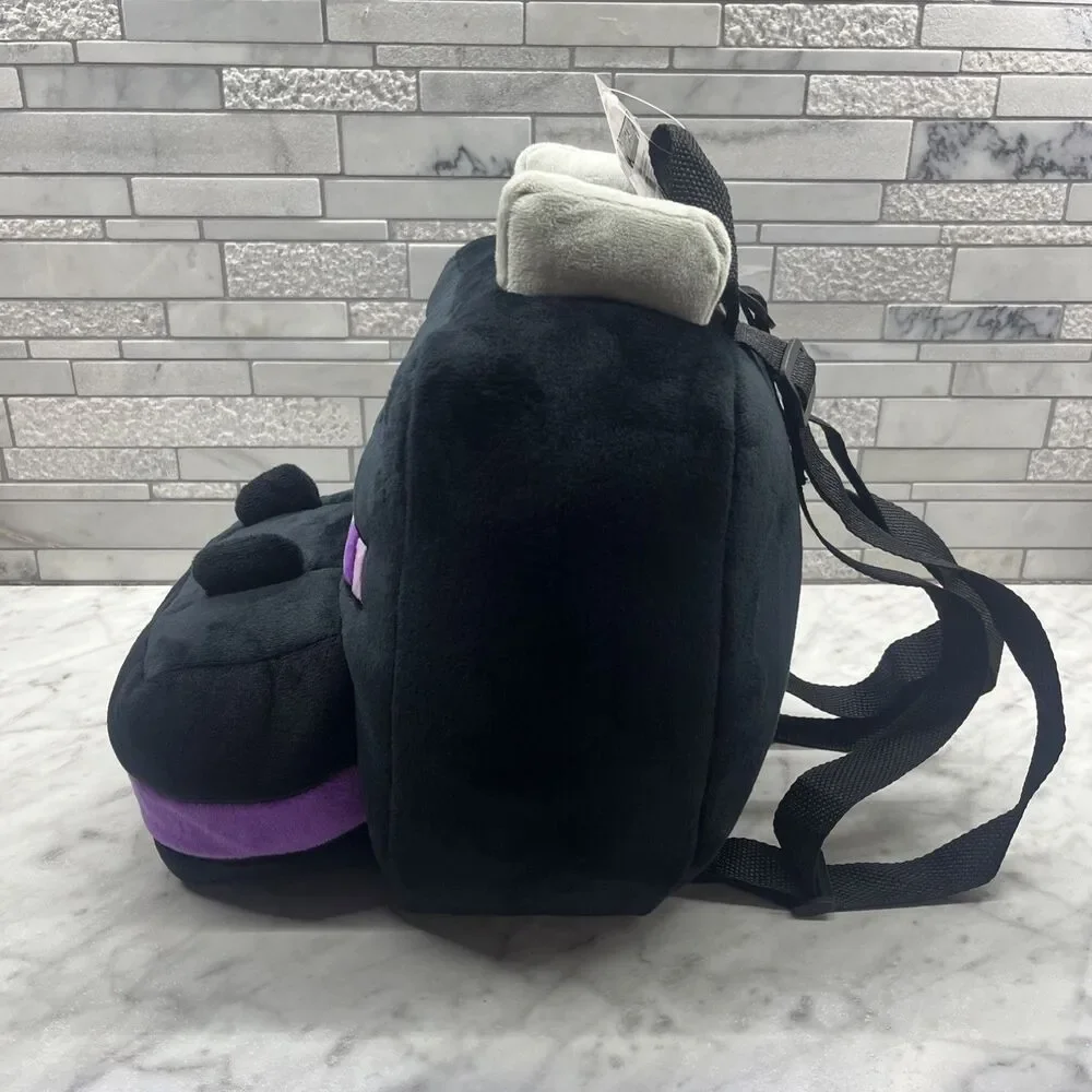 BRAND NEW Minecraft Boys Ender The Dragon Plush Zipper Backpack Minecraft fans